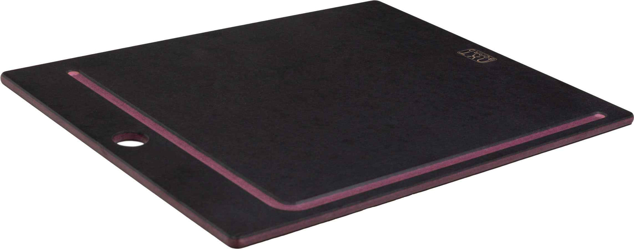 NXT Board Cutting Board black/pink with juice groove – Top view