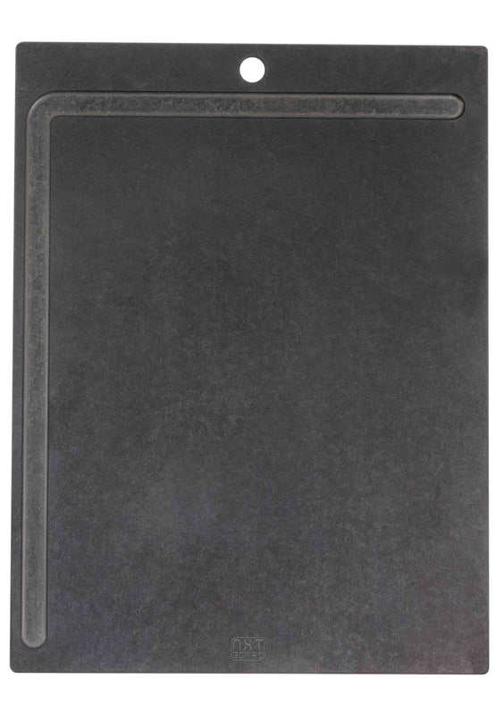 NXT Board Cutting Board black with juice groove - Top view