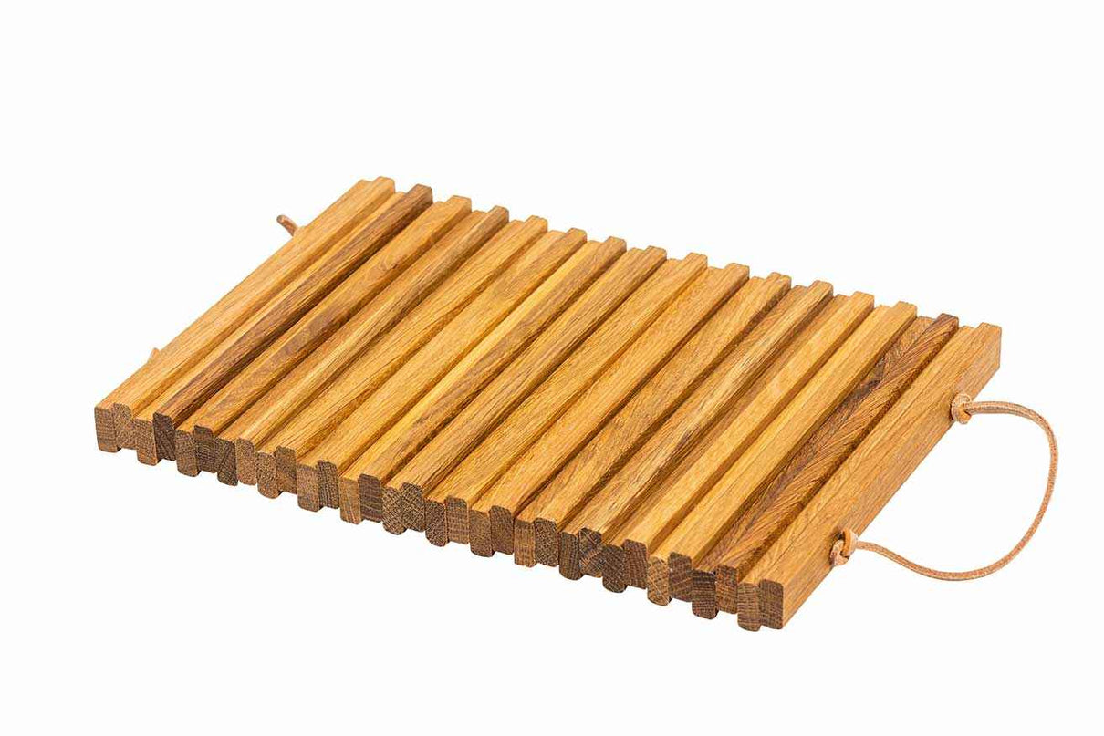NXT Board Oak Wood Coaster – Side View