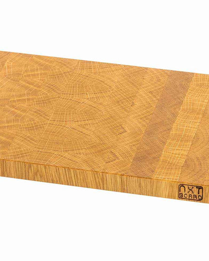 NXT Board Oak End Grain Cutting Board Handcrafted - Front View